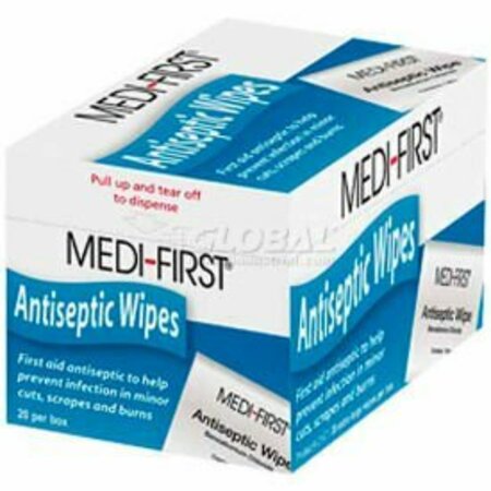 MEDIQUE PRODUCTS Antiseptic Wipes, Extra Large, 20 Wipes Per Box 21471